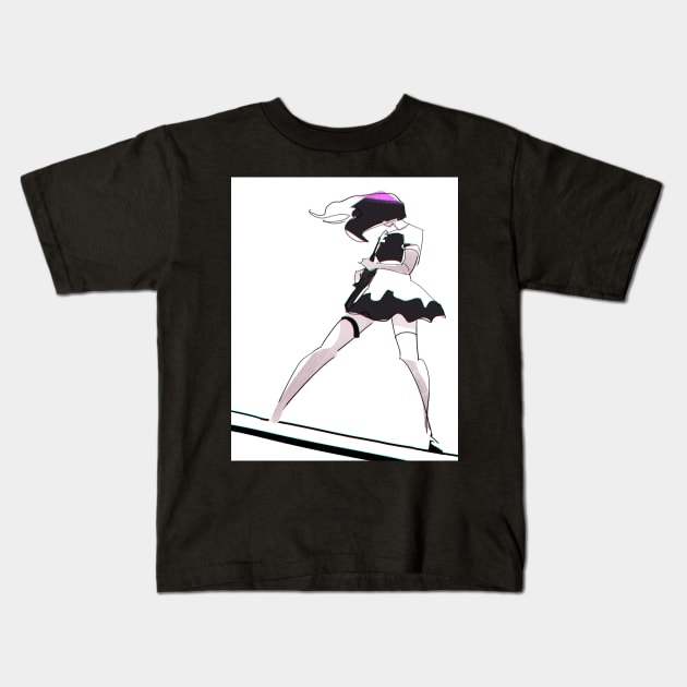 bandmaid guitar Kids T-Shirt by joearc